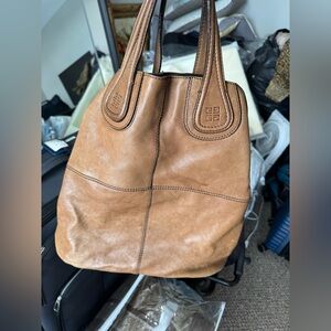 Givenchy Tan Leather Tote Bag